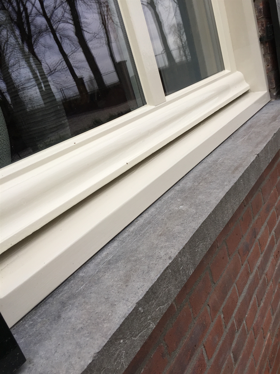 Eindresultaat na het aanbrengen van 2 lagen dekverf.