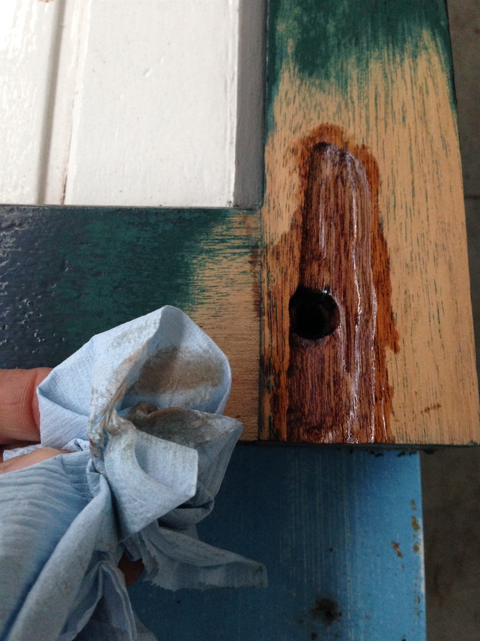 fixeren en droogdeppen