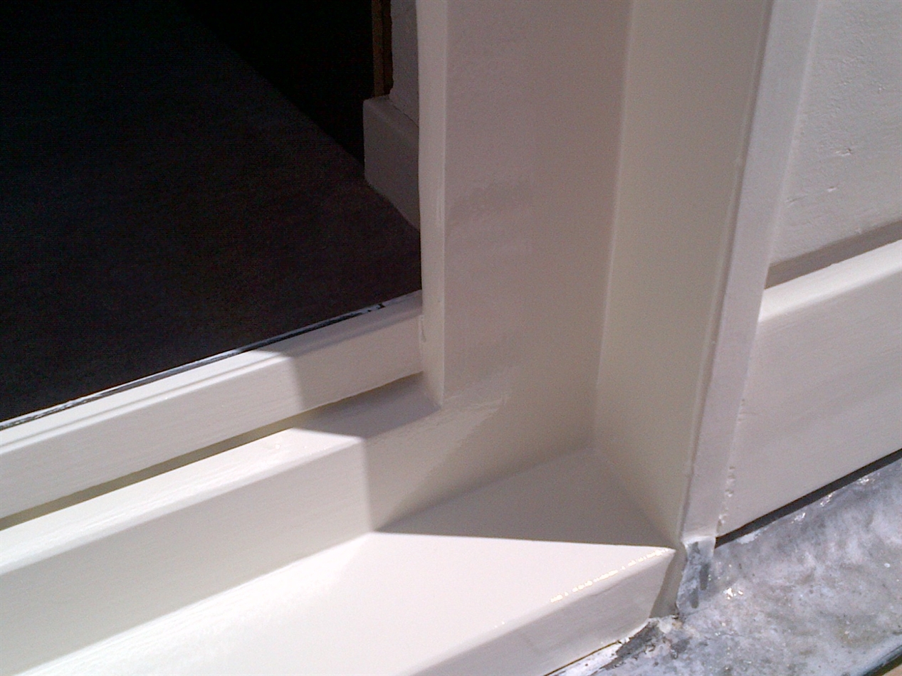 Het afgelakte eindresultaat (Sikkens Rubbol SB plus)