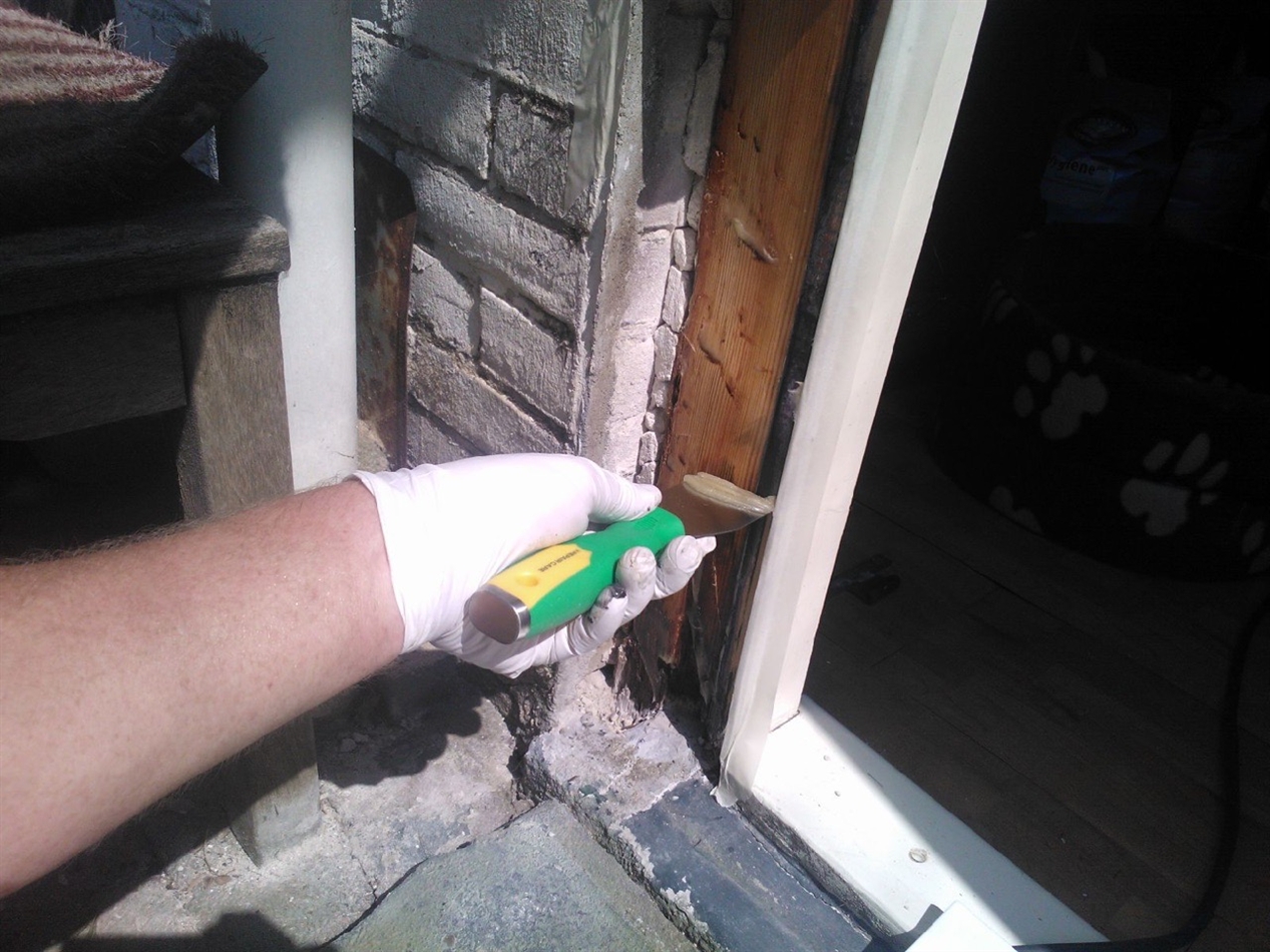 aanbranden voor goede hechting